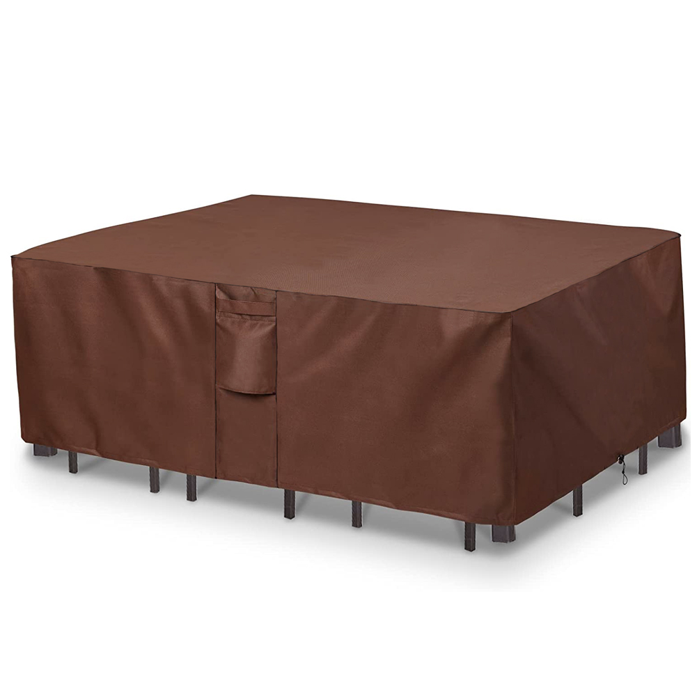 Outdoor Furniture Paint - 屋外用防水ガーデンファニチャーカバー,茶色の420dガーデンファニチャーカバー,防風,uv保護,ソファテーブルチェア用
