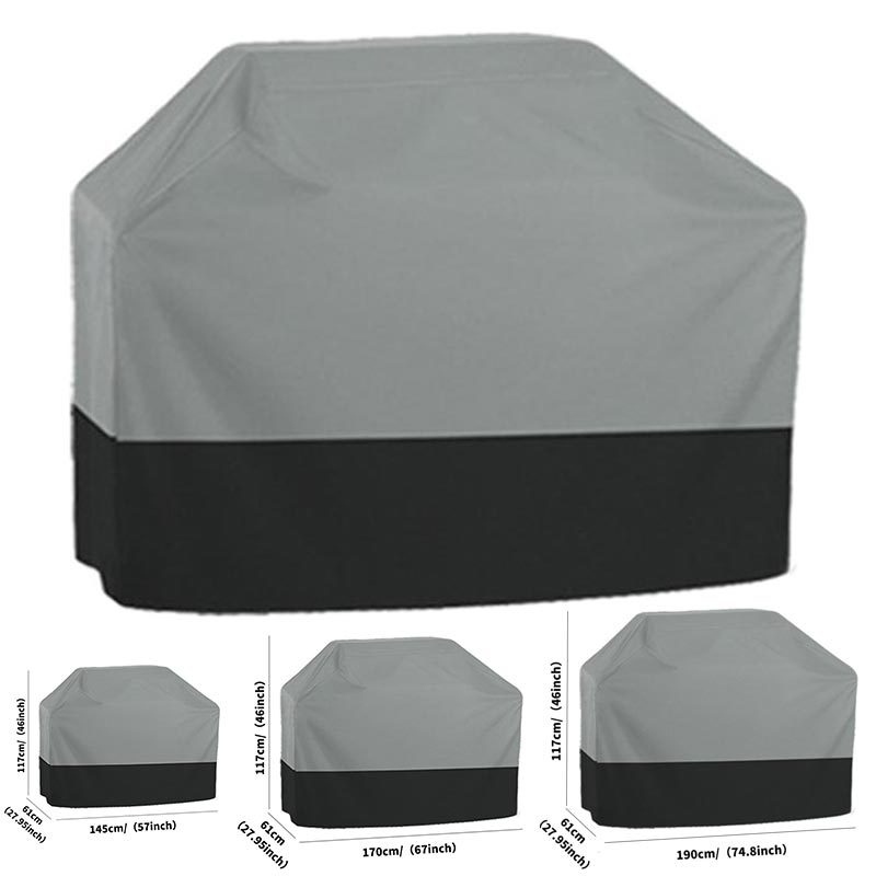Outdoor Furniture Paint - 屋外グリルカバー防水バーベキューカバーガーデンウェーバー重い家具カバー 210T 布ガス炭電気グリルカバー