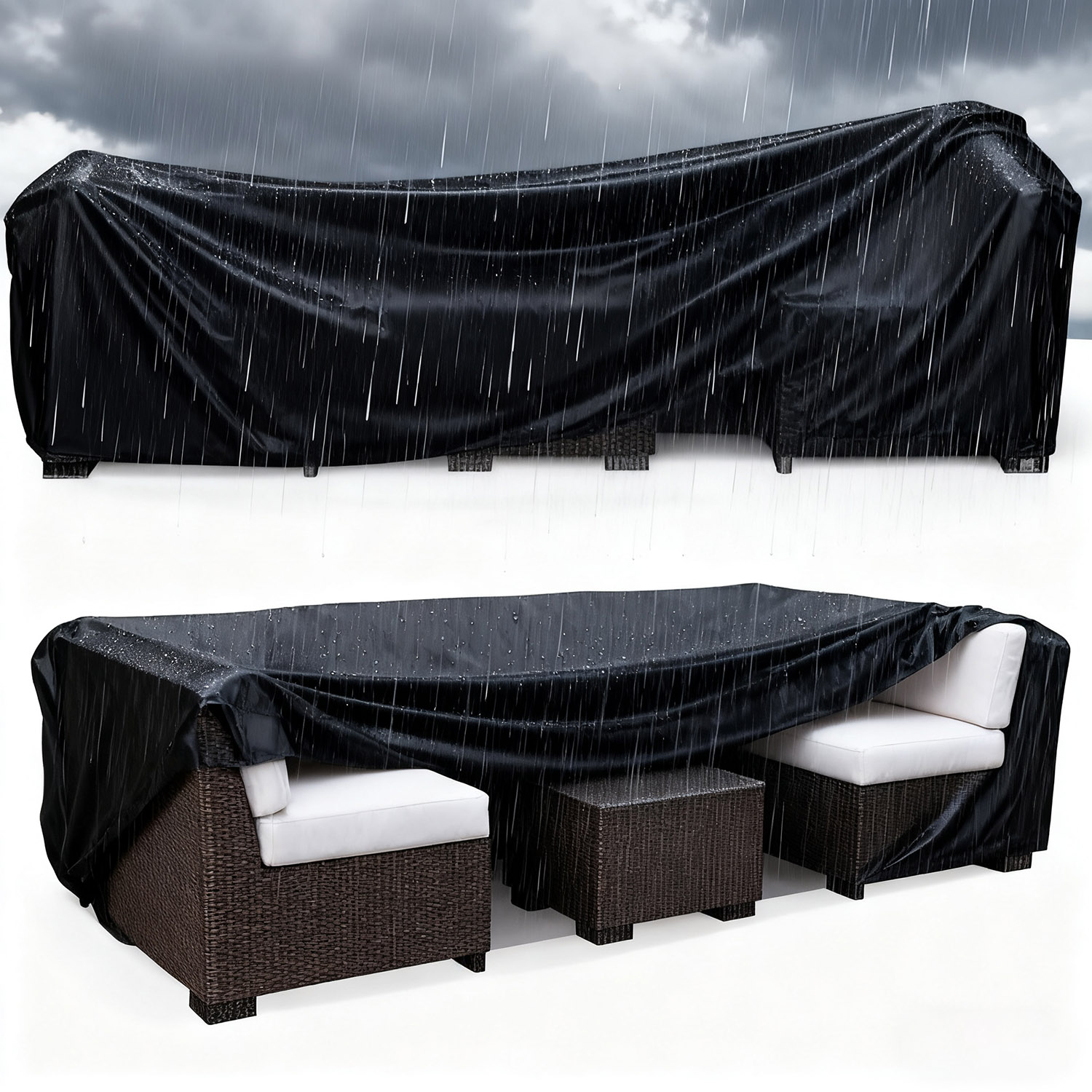 Outdoor Furniture Paint - 様々なサイズの屋外パティオ家具カバー、ガーデンとパティオセットカバー、パティオ、芝生、裏庭にオールシーズン対応
