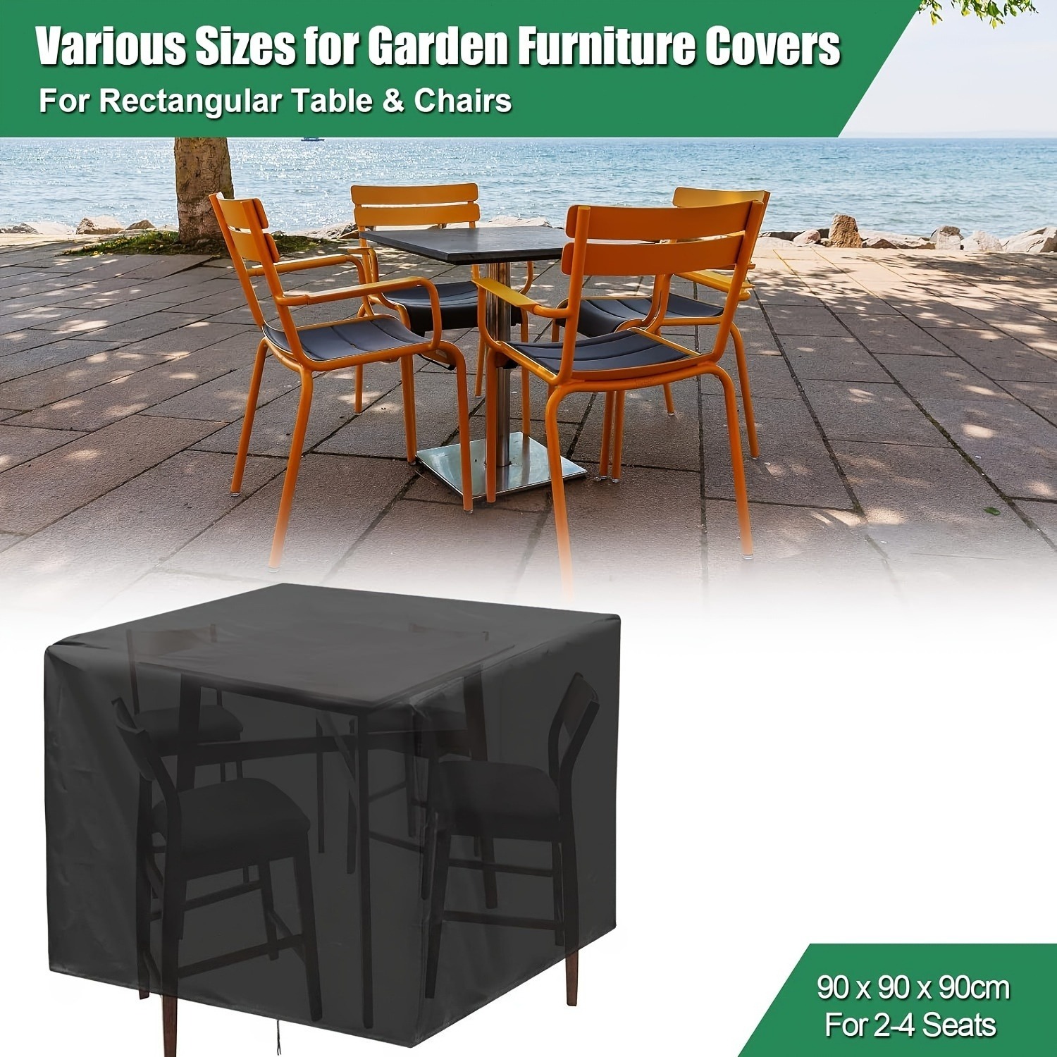Outdoor Furniture Paint - 頑丈な210D屋外ガーデン家具カバー - 椅子、ソファ、テーブル用防水シールド、複数のサイズオプションあり