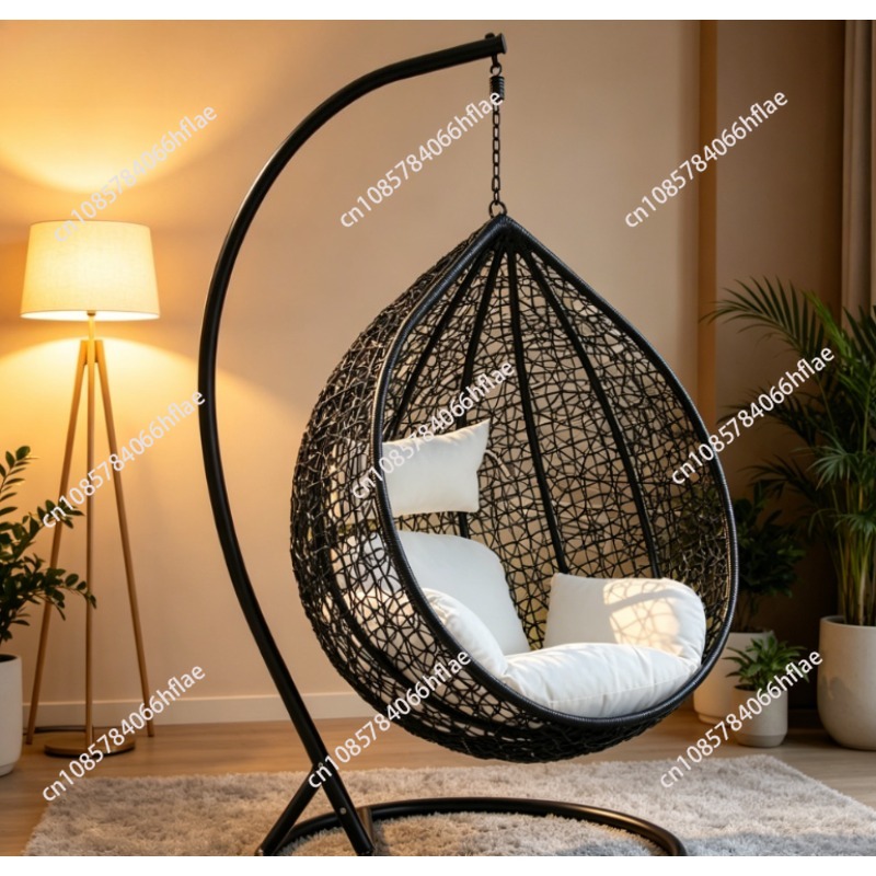 Outdoor Furniture Cost - 高コストパフォーマンスのモダンな屋外ラタン家具、パティオロッキングチェア＆ハンギングスイングチェア