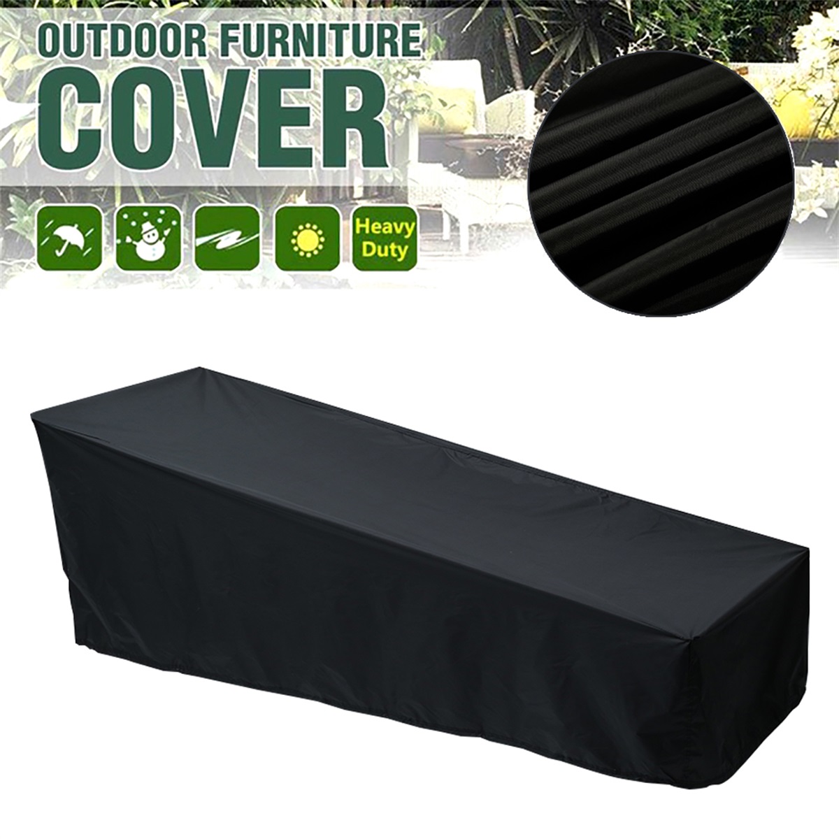 Outdoor Furniture Paint - 屋外ガーデンサンベッドカバーサンラウンジャーカバーパティオ屋外ラウンジチェアリクライニングチェア保護カバー家具防水カバー