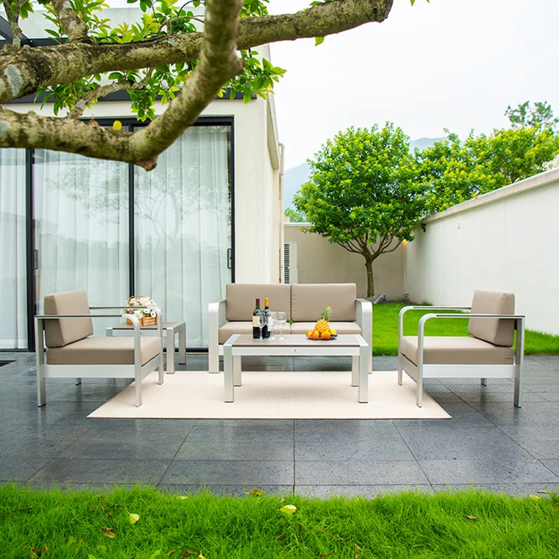 Outdoor Furniture Italian - イタリアンスタイルのシンプルさを追求したデザイナーガーデンソファ、贅沢でゆったりとした中庭や別荘のガーデンソファ、リラックスできる屋外家具、ディヴァーノHBOS