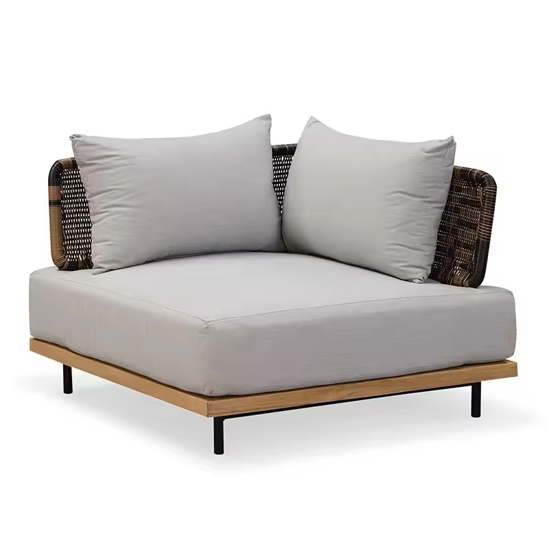 Outdoor Furniture Cost - # 工場直販 北欧風 ティーク材 ラタン ソファセット