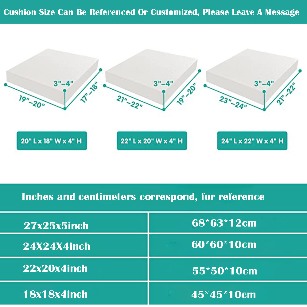 1-4 セットソファクッション屋外ガーデンクッションインナー - Outdoor Furniture Upholstery のレビューと価格