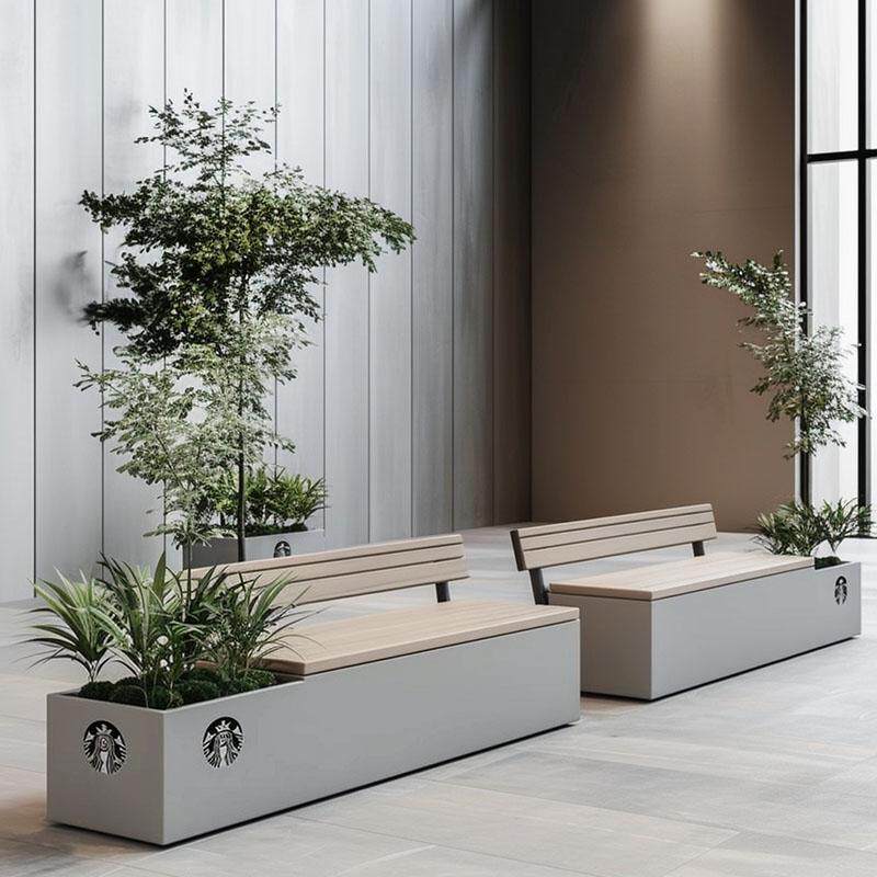 イタリア製クリエイティブ屋外ガーデンベンチ北欧カフェ衣料品店 - Outdoor Furniture Italian のレビューと価格