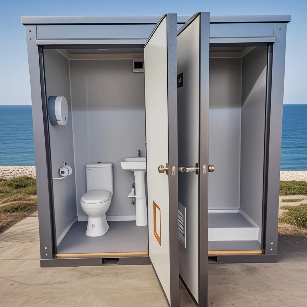 ポータブル移動式トイレ 屋外キャンプ用バスルーム シャワー付 - Outdoor Furniture Cost のレビューと価格
