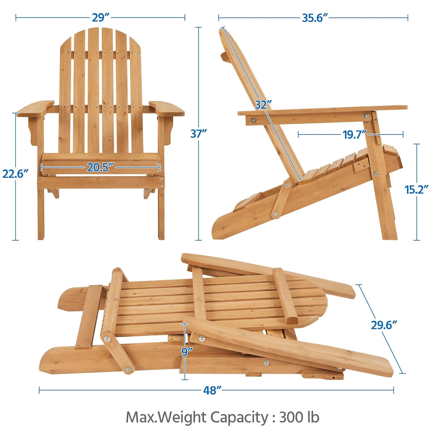 折りたたみ式アディロンダックチェア 2脚セット 屋外用、30 - Outdoor Furniture Metal Chairs のレビューと価格