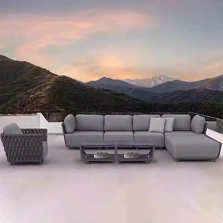 #   高級ラタンアルミ製屋外ガーデン家具モジュール式ソファ - Outdoor Furniture Luxury のレビューと価格