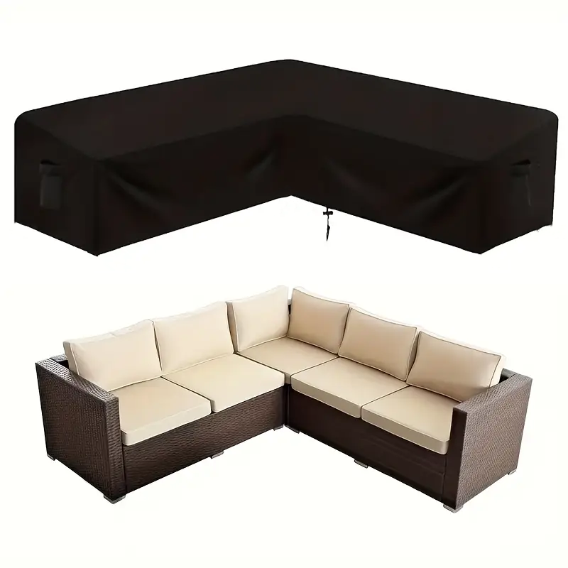 頑丈な屋外用V字型家具カバー - 防風・防塵パティオ、庭、テ - Outdoor Furniture With Storage のレビューと価格