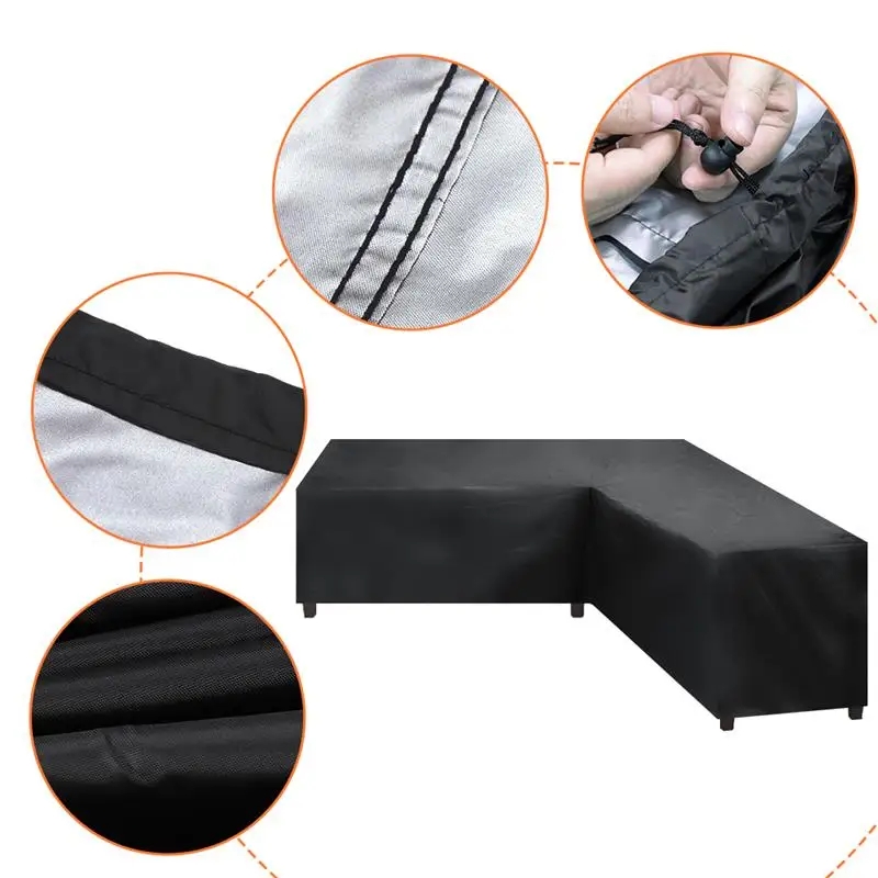 頑丈な屋外用V字型家具カバー - 防風・防塵パティオ、庭、テ - Outdoor Furniture With Storage のレビューと価格