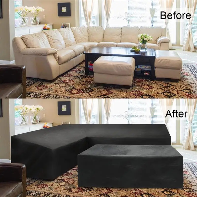 頑丈な屋外用V字型家具カバー - 防風・防塵パティオ、庭、テ - Outdoor Furniture With Storage のレビューと価格
