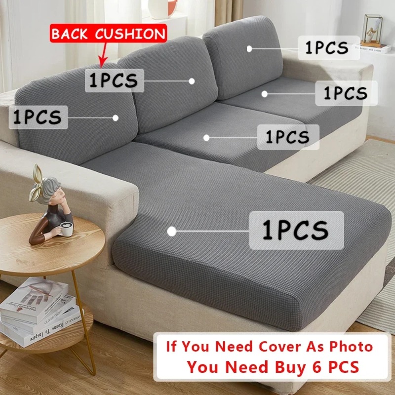 1PC 防水ソファシートクッションカバーポーラーフリースソフ - Outdoor Furniture Upholstery のレビューと価格
