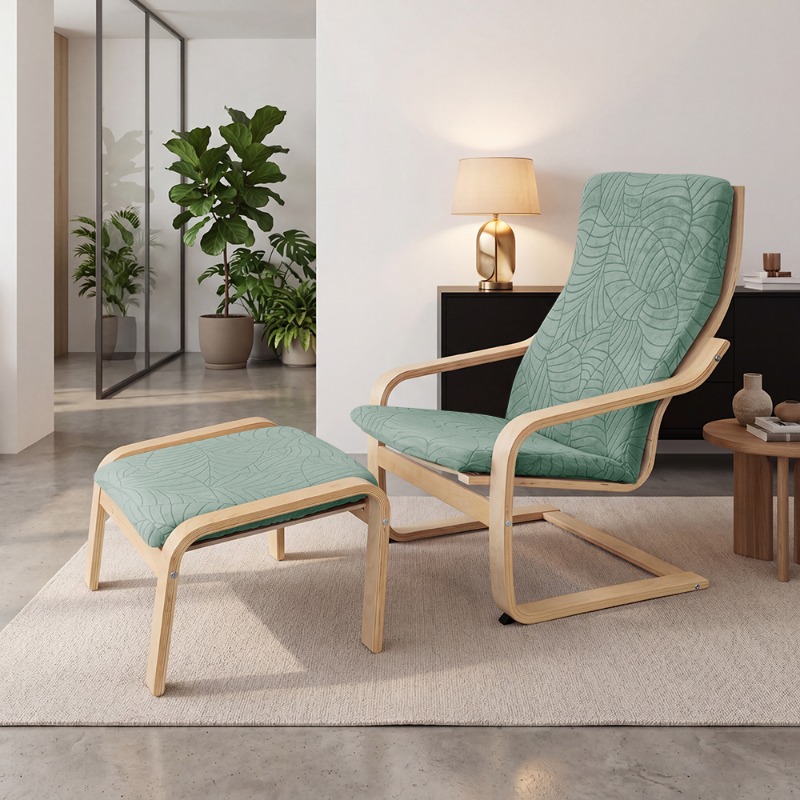 1 セット弾性木製椅子カバージャカードアームチェアカバー無地 - Outdoor Furniture Upholstery のレビューと価格