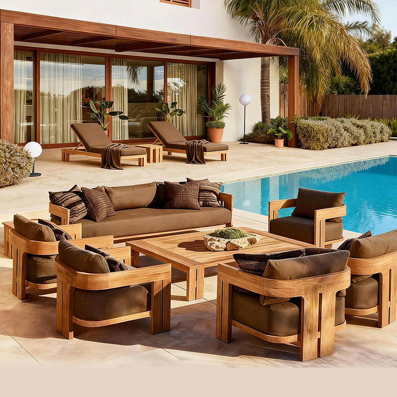 屋外用チーク材ソファセット 2026 |   高級ガーデンパ - Outdoor Furniture Metal Chairs のレビューと価格