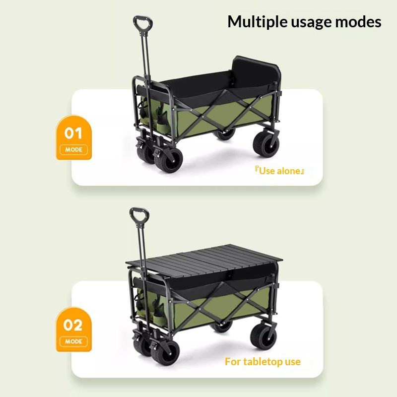 工場直売 四輪プラットフォーム キャンプ用ユーティリティワゴ - Outdoor Furniture With Storage のレビューと価格