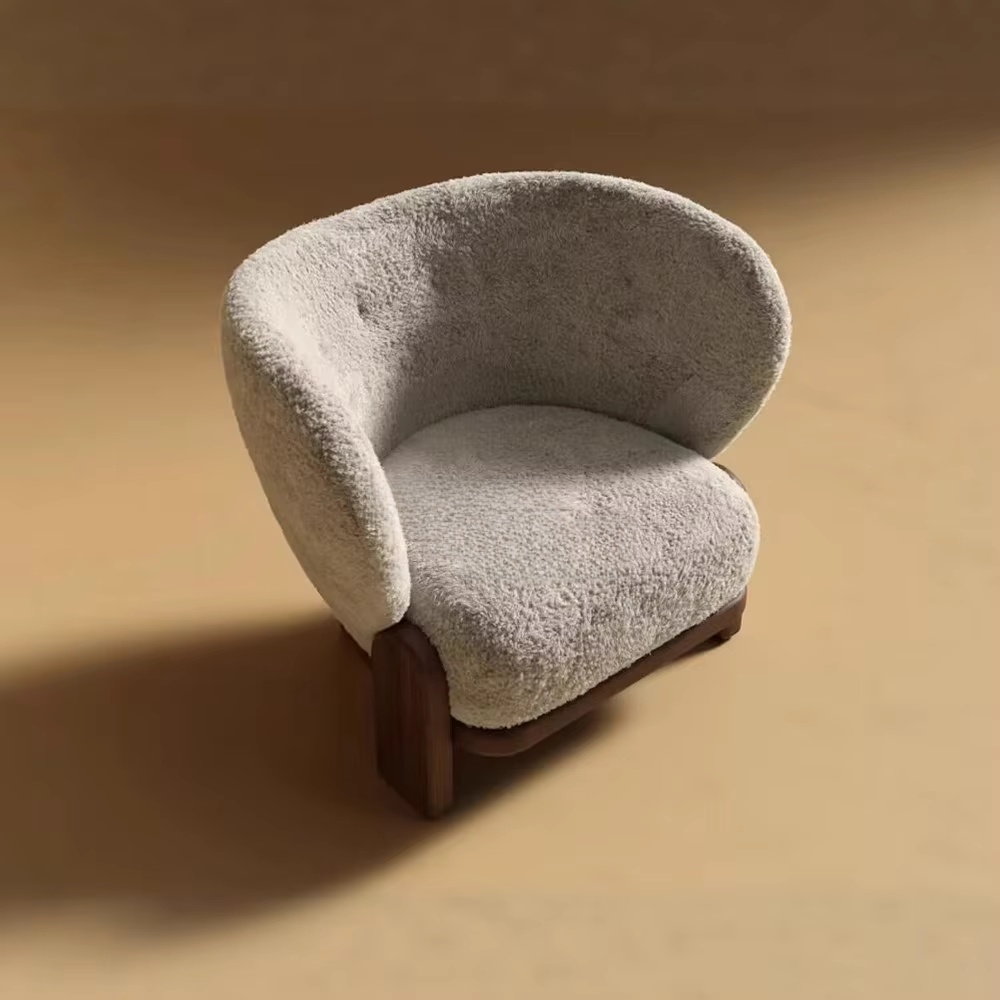 モダンなデザイナーモジュール式木製アームチェア、リビングルー - Outdoor Furniture Metal Chairs のレビューと価格