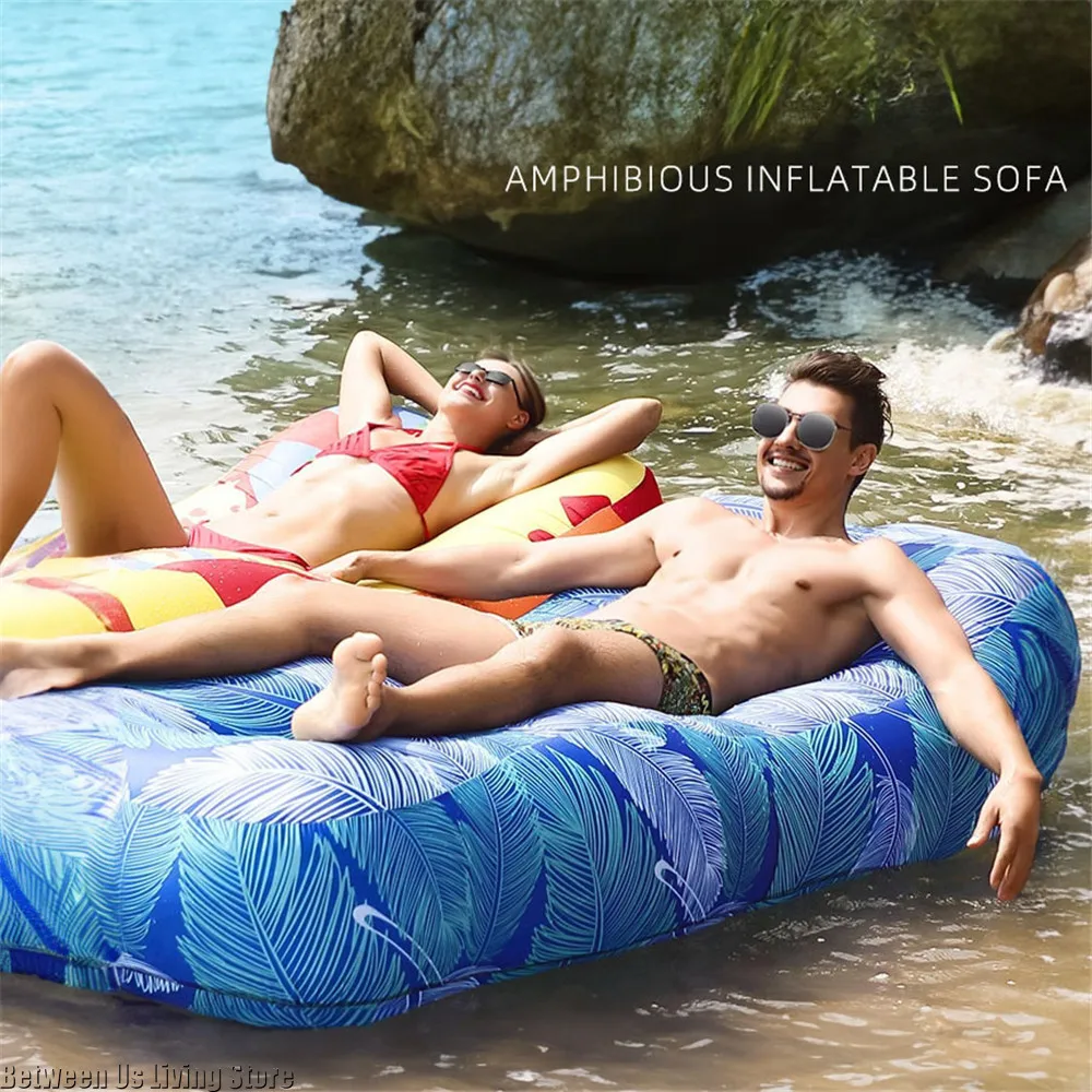 高級インフレータブルソファベッド - ビーチ、庭園、屋内用の - Outdoor Furniture Luxury のレビューと価格