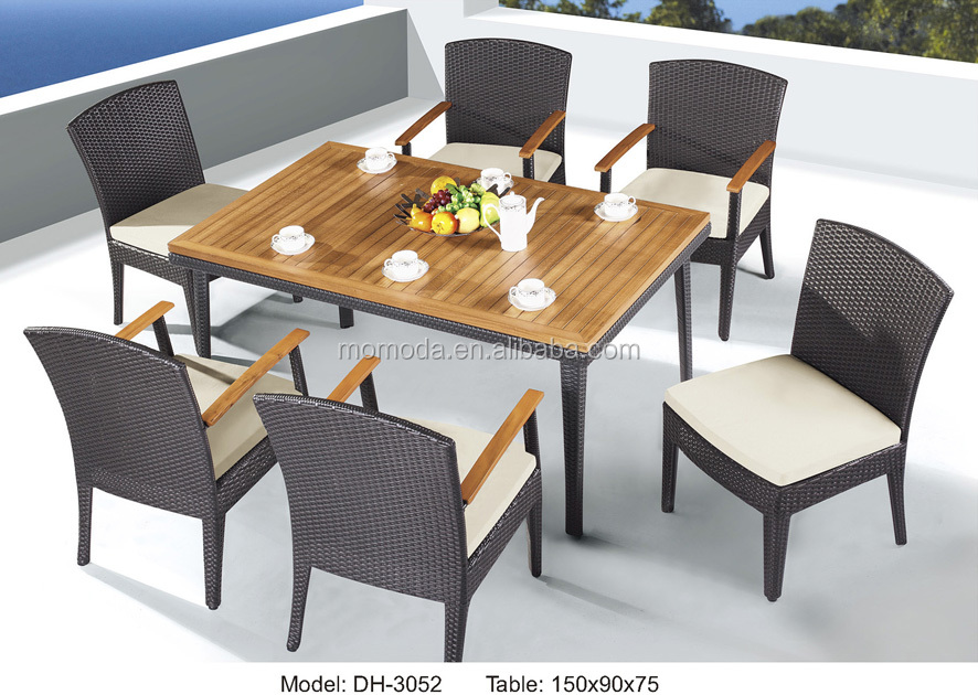 カスタム新スタイル屋外パティオ家具織合成籐籐ダイニングコーヒ - Outdoor Furniture Metal Chairs のレビューと価格
