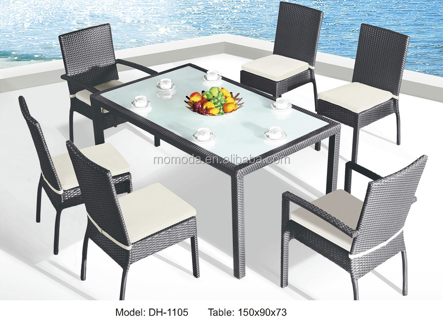 カスタム新スタイル屋外パティオ家具織合成籐籐ダイニングコーヒ - Outdoor Furniture Metal Chairs のレビューと価格