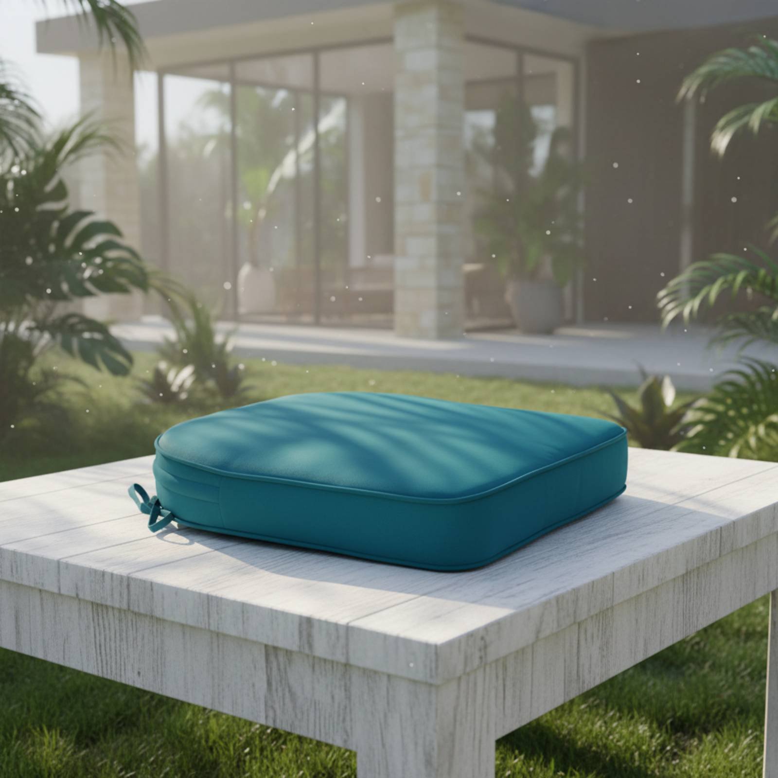 防水パティオシートパッド サポート力のあるしっかりとしたフォ - Outdoor Furniture Dining のレビューと価格