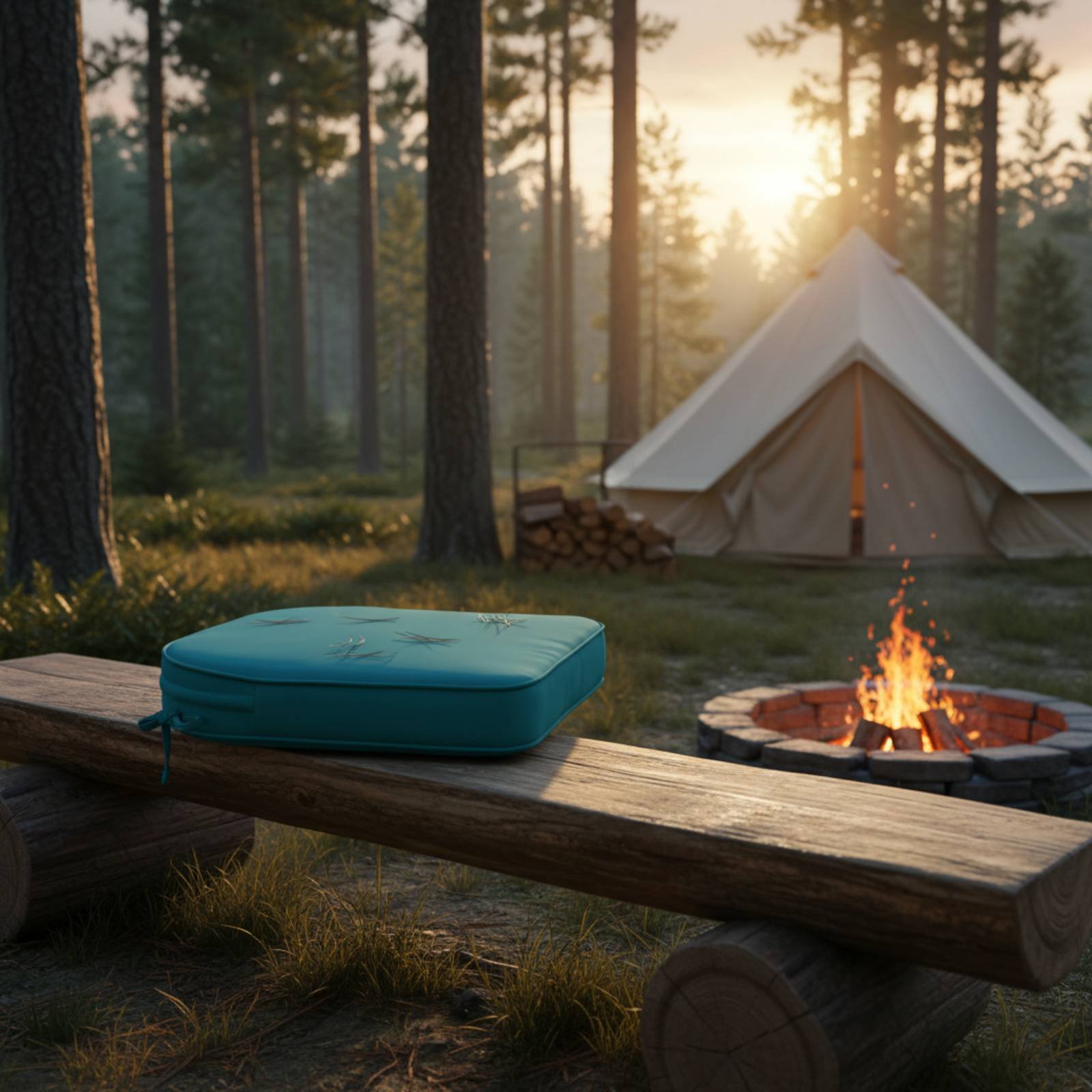 防水パティオシートパッド サポート力のあるしっかりとしたフォ - Outdoor Furniture Dining のレビューと価格