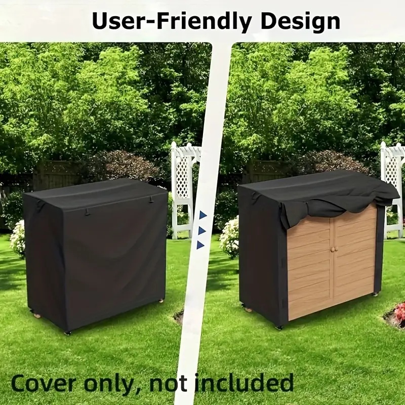 耐久性のある防水キャビネットカバー、屋外収納ボックスプロテク - Outdoor Furniture With Storage のレビューと価格