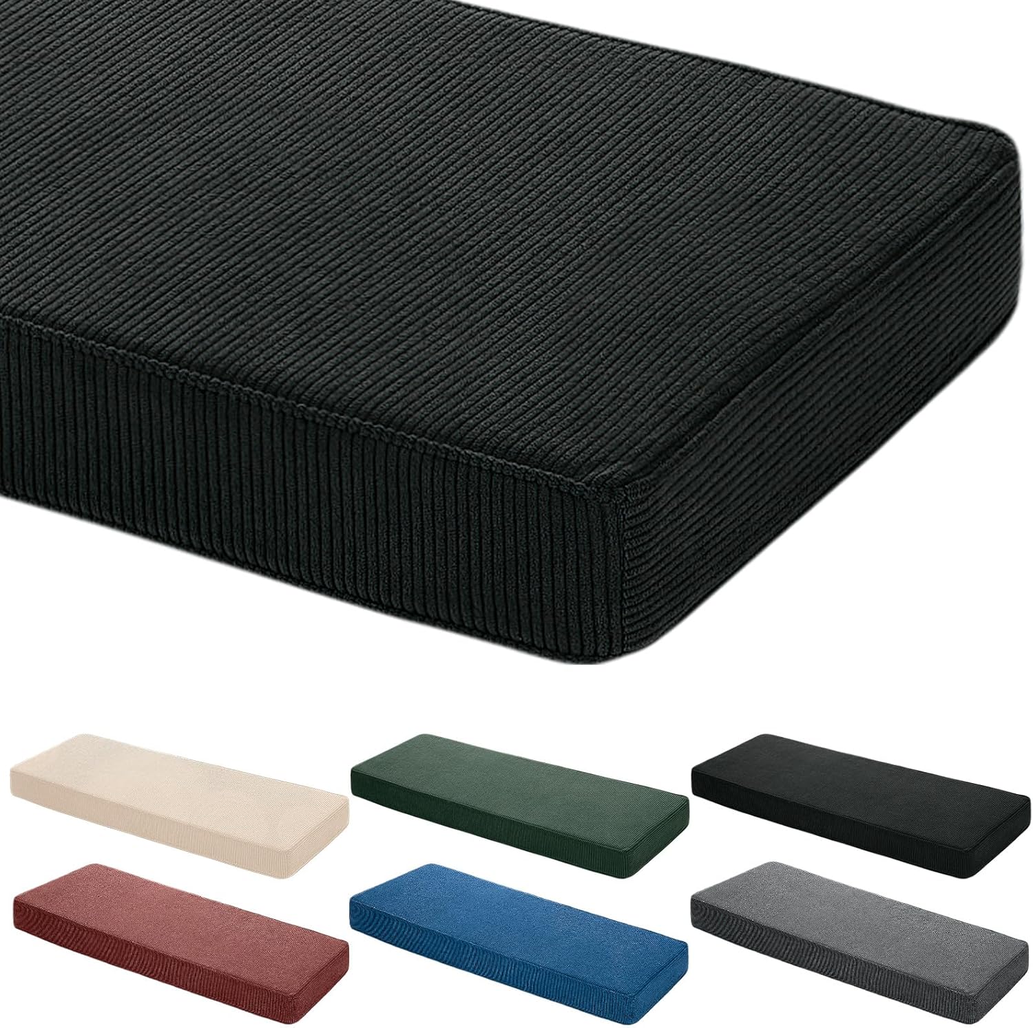 カスタム5cmコーデュロイベンチクッション、ベイウィンドウパ - Outdoor Furniture Upholstery のレビューと価格