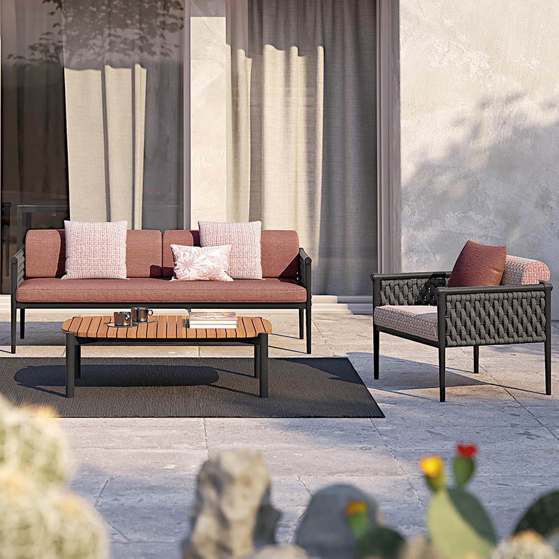 費用対効果が高く耐久性のあるロープソファセット、ガーデンコー - Outdoor Furniture Cost のレビューと価格