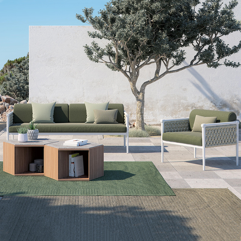 費用対効果が高く耐久性のあるロープソファセット、ガーデンコー - Outdoor Furniture Cost のレビューと価格