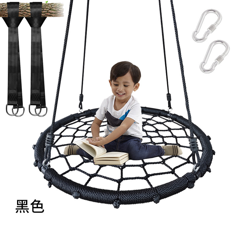 80cmの編み込み鳥の巣ハンモック、屋外用スイング、子供用メ - Outdoor Furniture Metal Chairs のレビューと価格