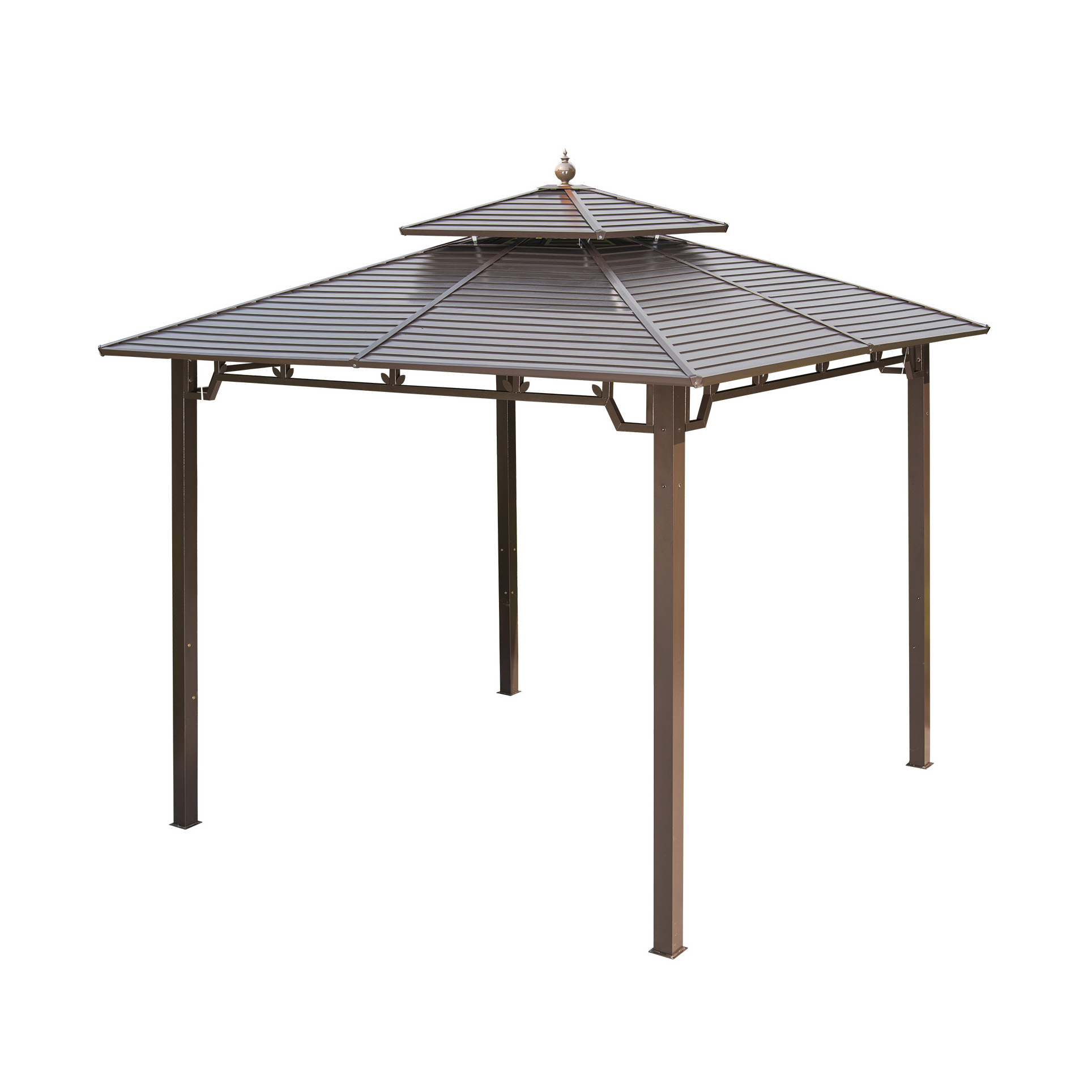 全天候型で費用対効果の高い二重屋根の屋外家具、亜鉛メッキ鋼製 - Outdoor Furniture Cost のレビューと価格