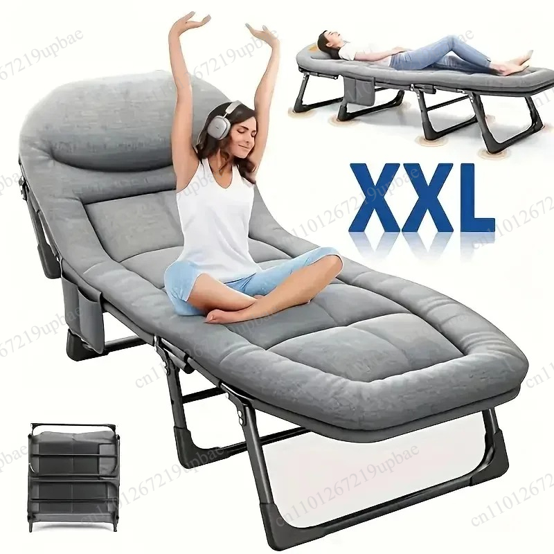 ポータブル折りたたみ式スリーピングベッド、頑丈なキャンプチェ - Outdoor Furniture Metal Chairs のレビューと価格