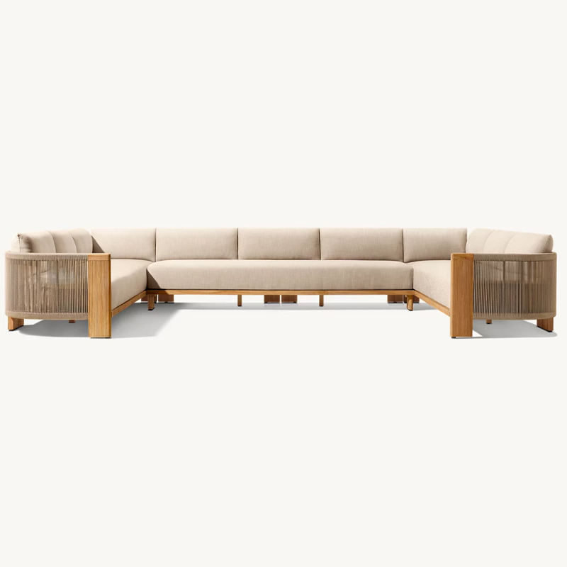 @3 #   高級無垢チーク材製モダン屋外ソファセット 防水 - Outdoor Furniture Luxury のレビューと価格