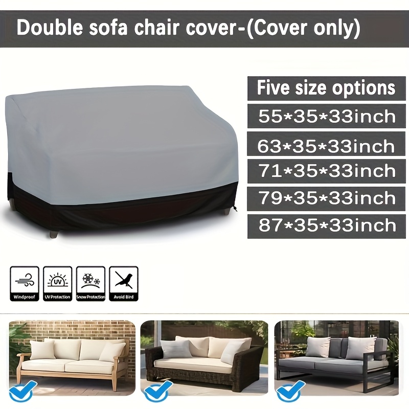 グレー 3人掛けソファカバー パティオソファカバー ソファチ - Outdoor Furniture Paint のレビューと価格