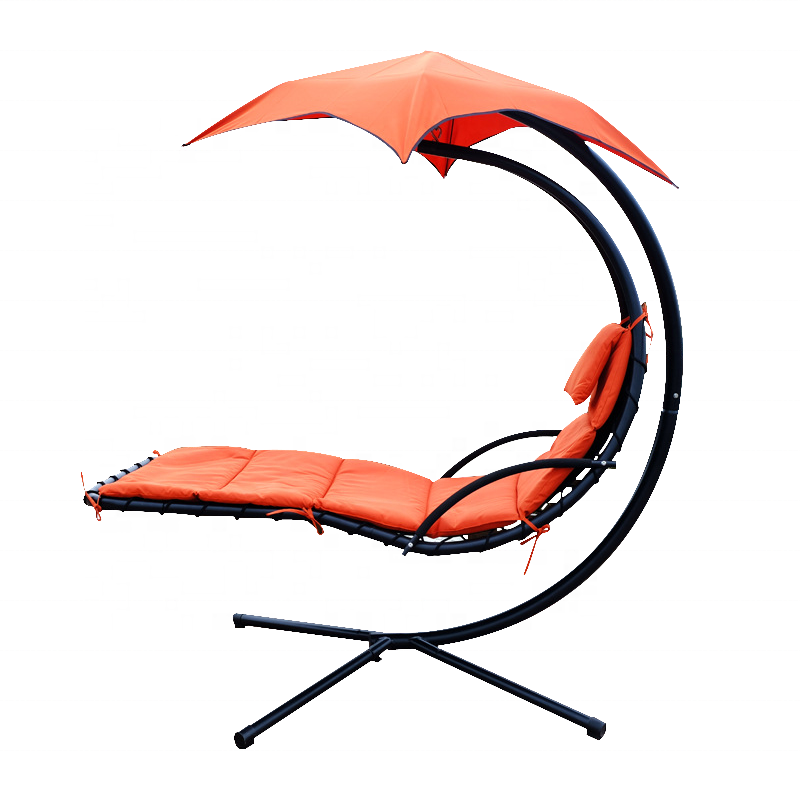 モダンなメタルハンギングスイングチェア、ポリエステルカバー付 - Outdoor Furniture Metal Chairs のレビューと価格