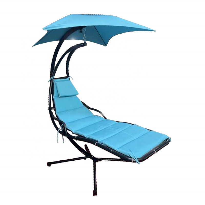 モダンなメタルハンギングスイングチェア、ポリエステルカバー付 - Outdoor Furniture Metal Chairs のレビューと価格