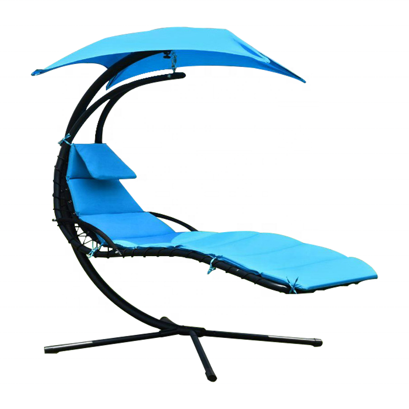 モダンなメタルハンギングスイングチェア、ポリエステルカバー付 - Outdoor Furniture Metal Chairs のレビューと価格