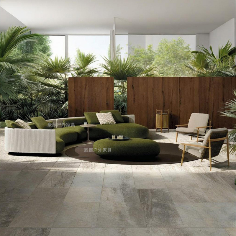 イタリア風ライトラグジュアリー屋外用籐製ソファセット 中庭、 - Outdoor Furniture Italian のレビューと価格