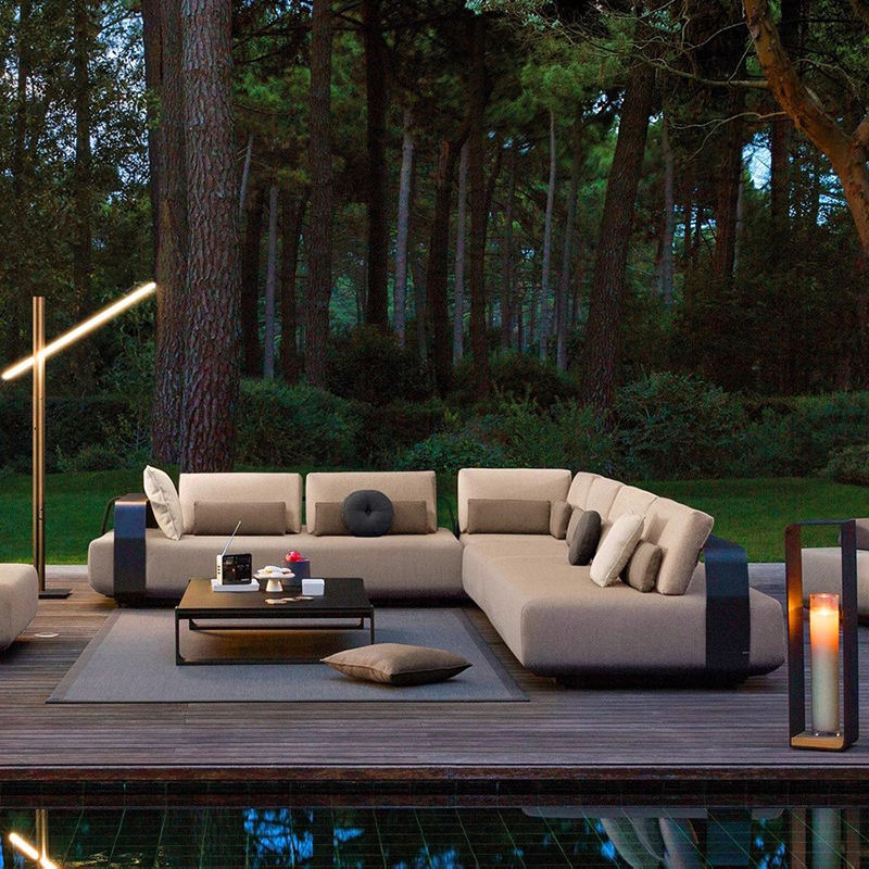 # 工場直販 モダン屋外ソファ アルミ製ラウンジチェアセット - Outdoor Furniture Cost のレビューと価格