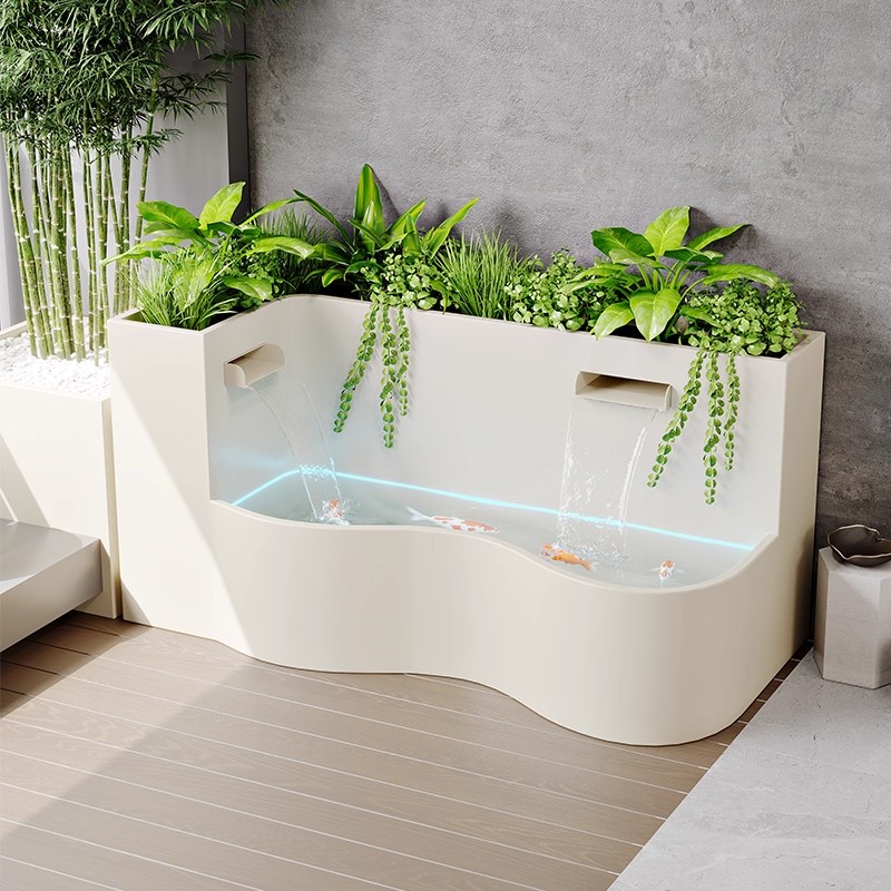 アルミ合金製モダン耐久性屋外家具流水フラワーボックス水槽養殖 - Outdoor Furniture Dining のレビューと価格
