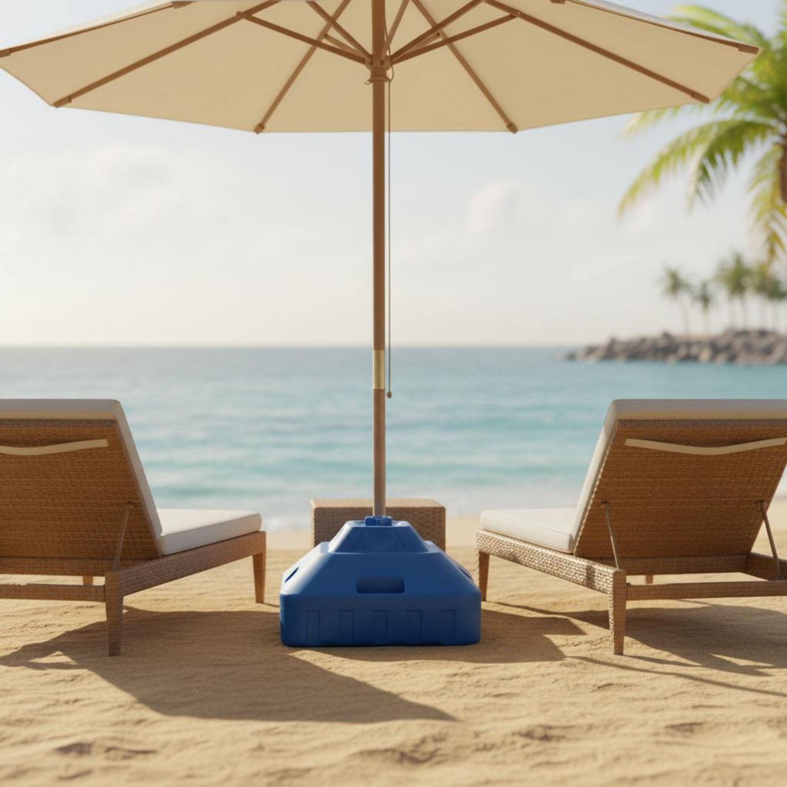 水で満たす傘ベース 安定した日傘ベース 屋外用具 持ち運び可 - Outdoor Furniture Vendors のレビューと価格