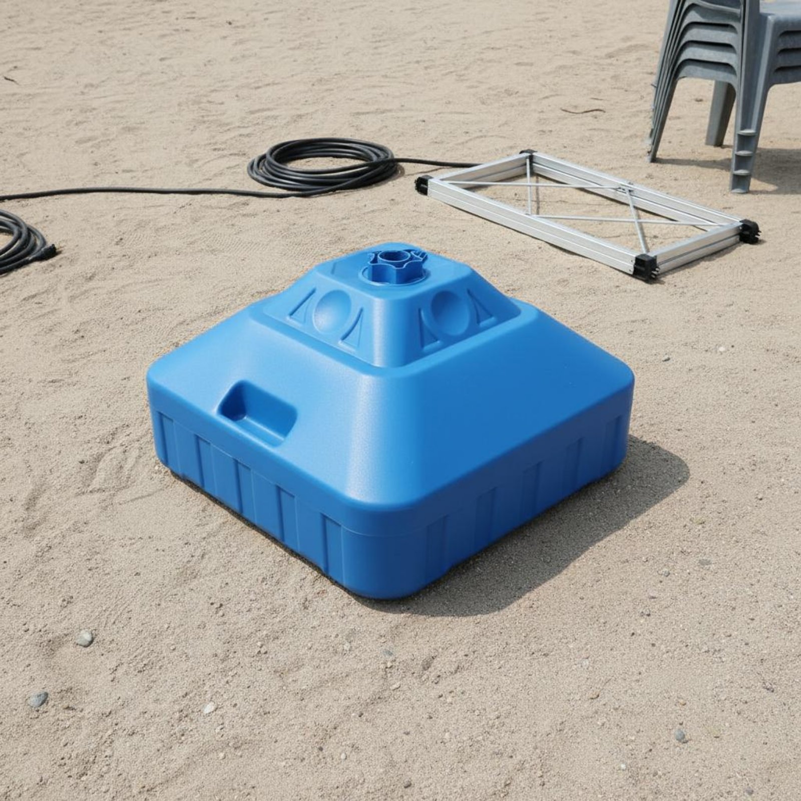 水で満たす傘ベース 安定した日傘ベース 屋外用具 持ち運び可 - Outdoor Furniture Vendors のレビューと価格