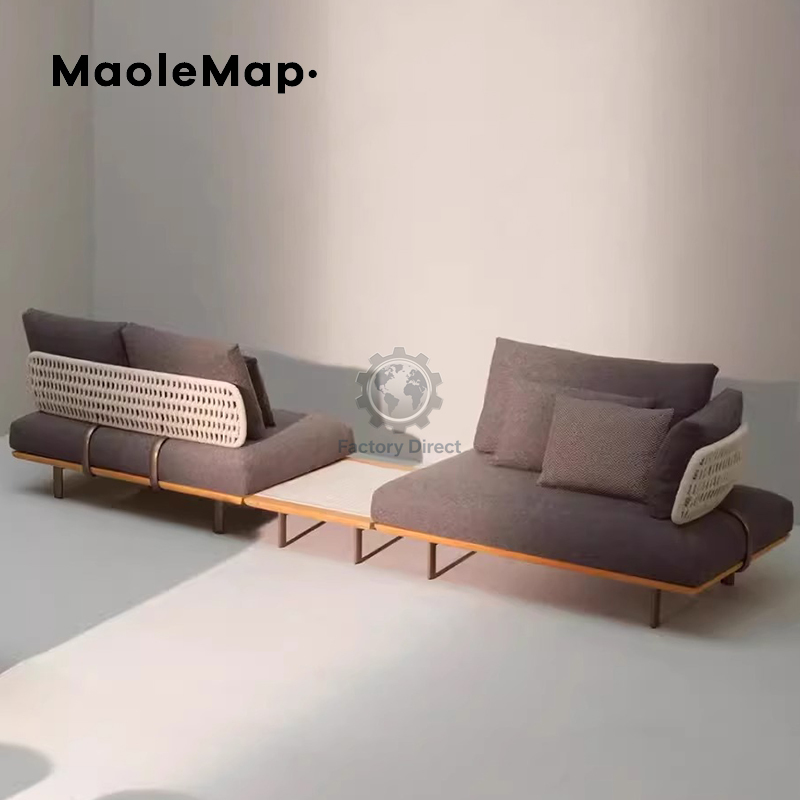屋外ソファ ラタン チーク材 防水 デザイナー ホテル ヴィ - Outdoor Furniture Italian のレビューと価格